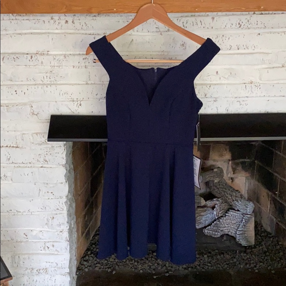 City Studio Navy Dress NWT